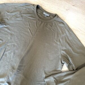 Free‎ Fly Green Long Sleeve Lightweight Crewneck Pullover Bamboo Sweater Size XL